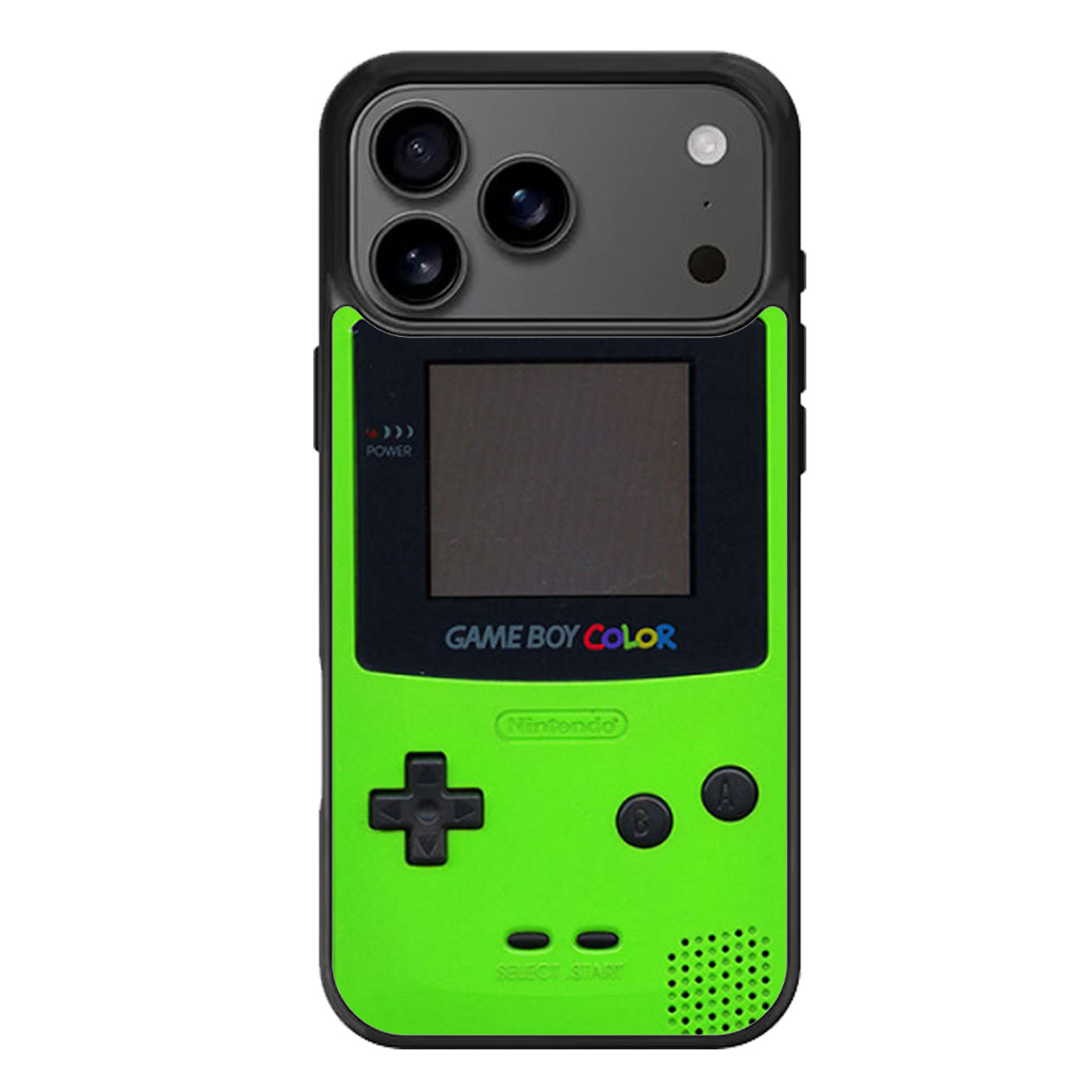 Green Nintendo Game Boy Color iPhone 17 Pro Max Case