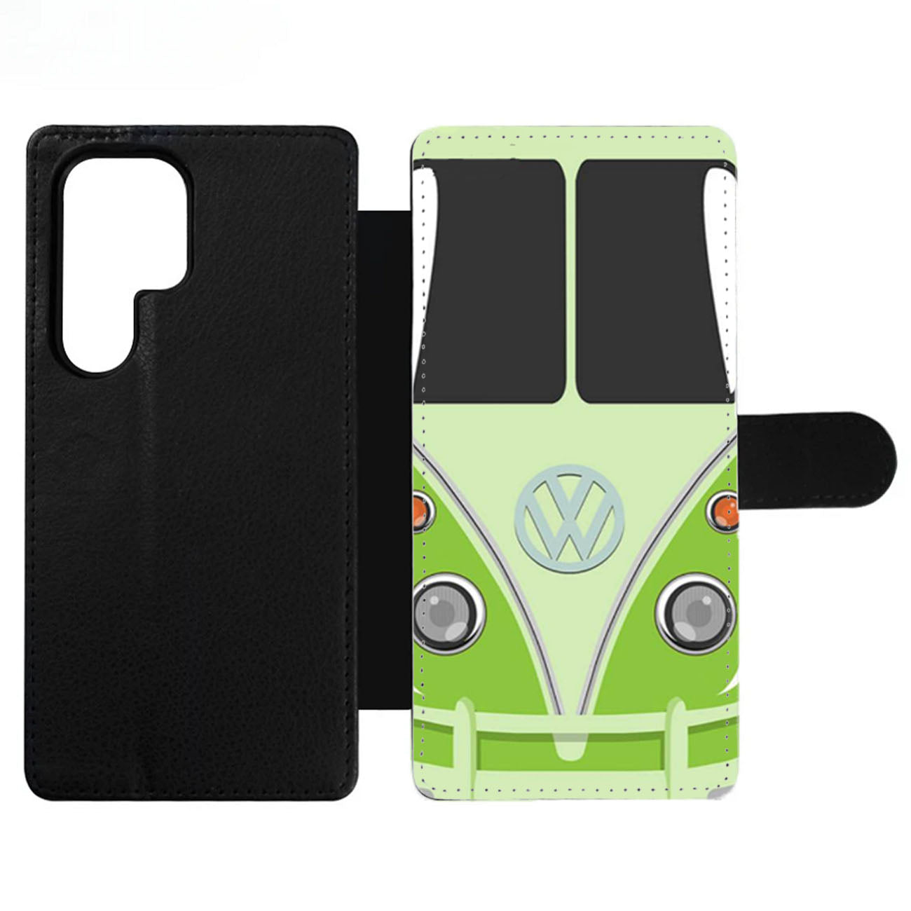 Green VW Camper Volkswagen Minibus Wallet Samsung Case