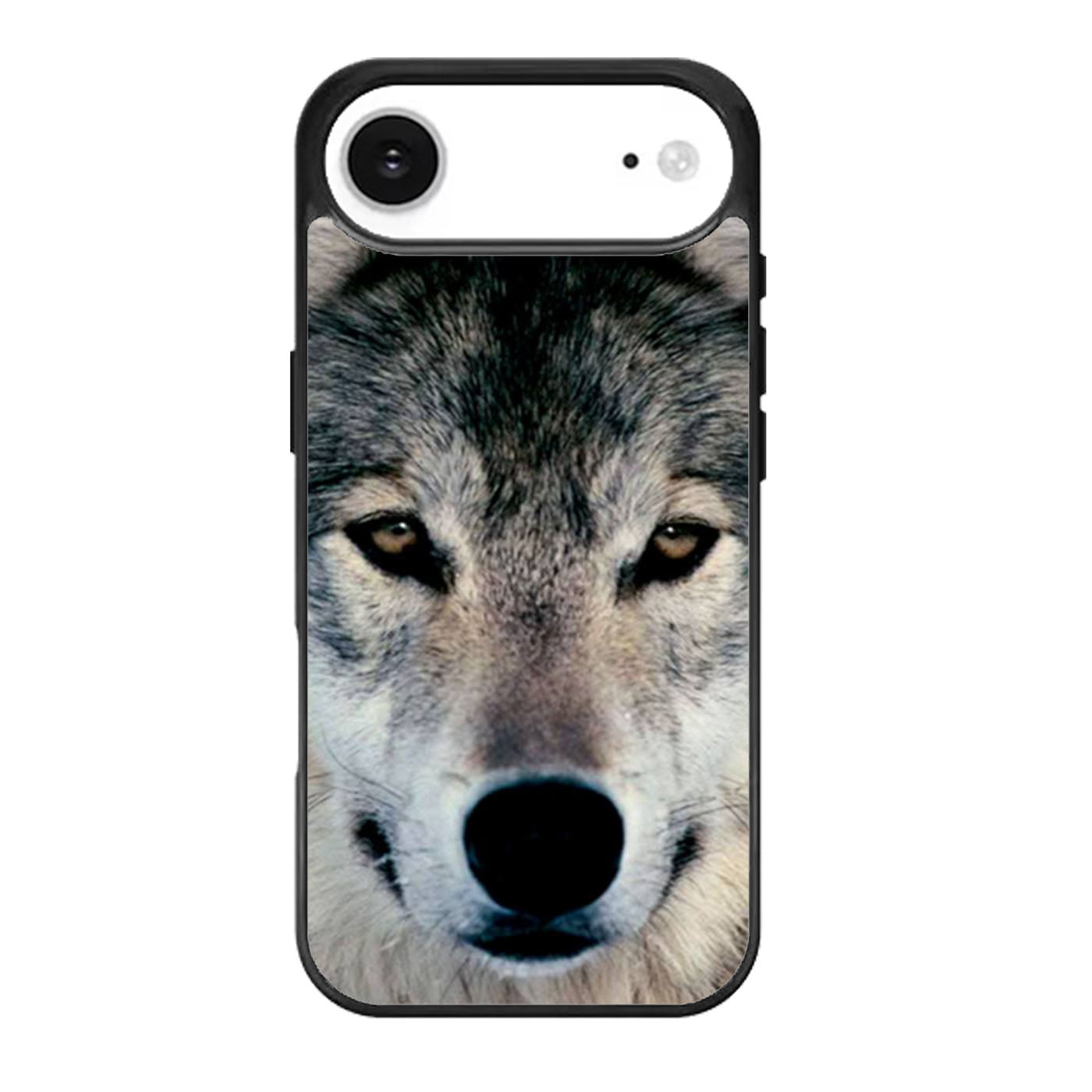 Grey Wolf Face iPhone Air Case