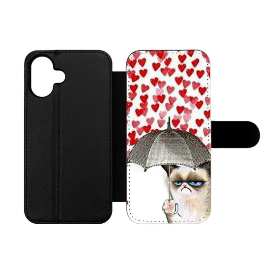 Grumpy Cat Umbrella Wallet iPhone Case