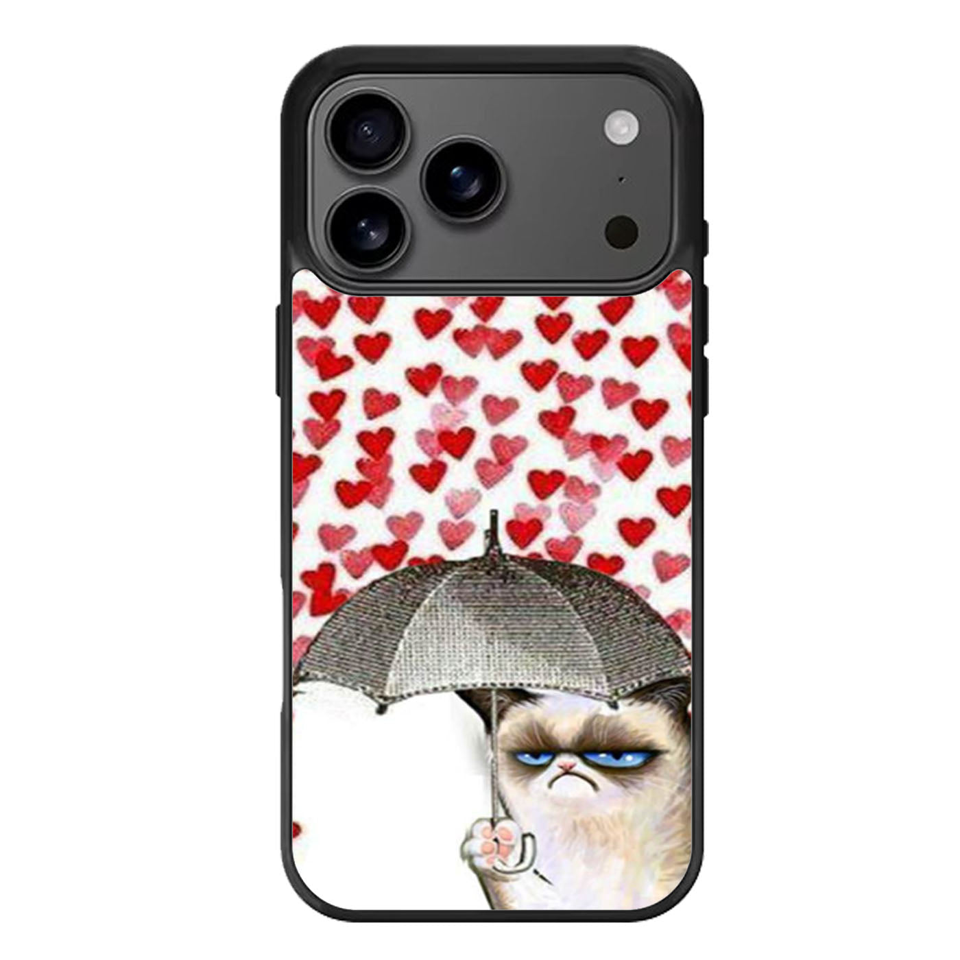 Grumpy Cat Umbrella iPhone 17 Pro Max Case