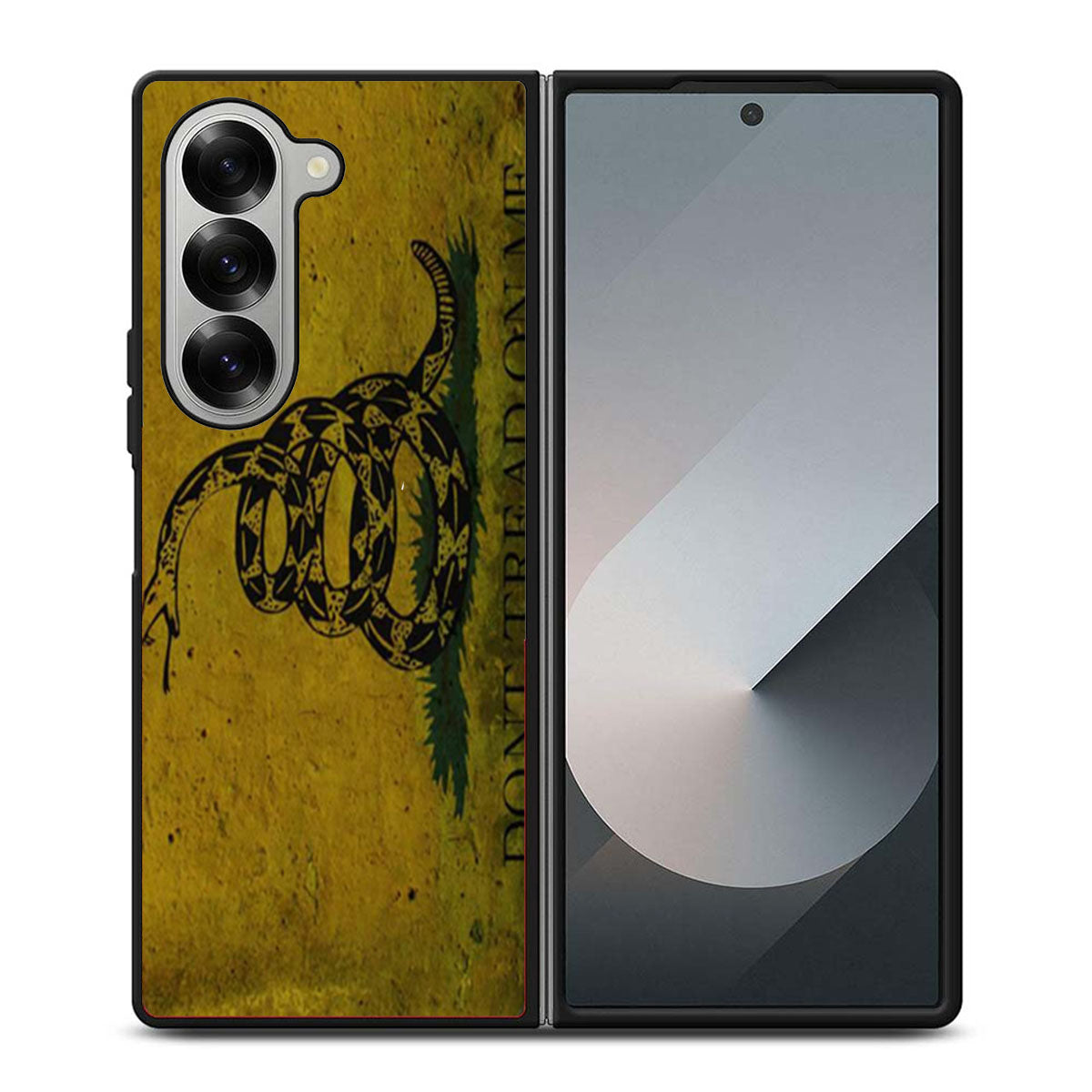Grunge Dont Tread On Me The Gadsden Flag Samsung Z Fold 6 Case
