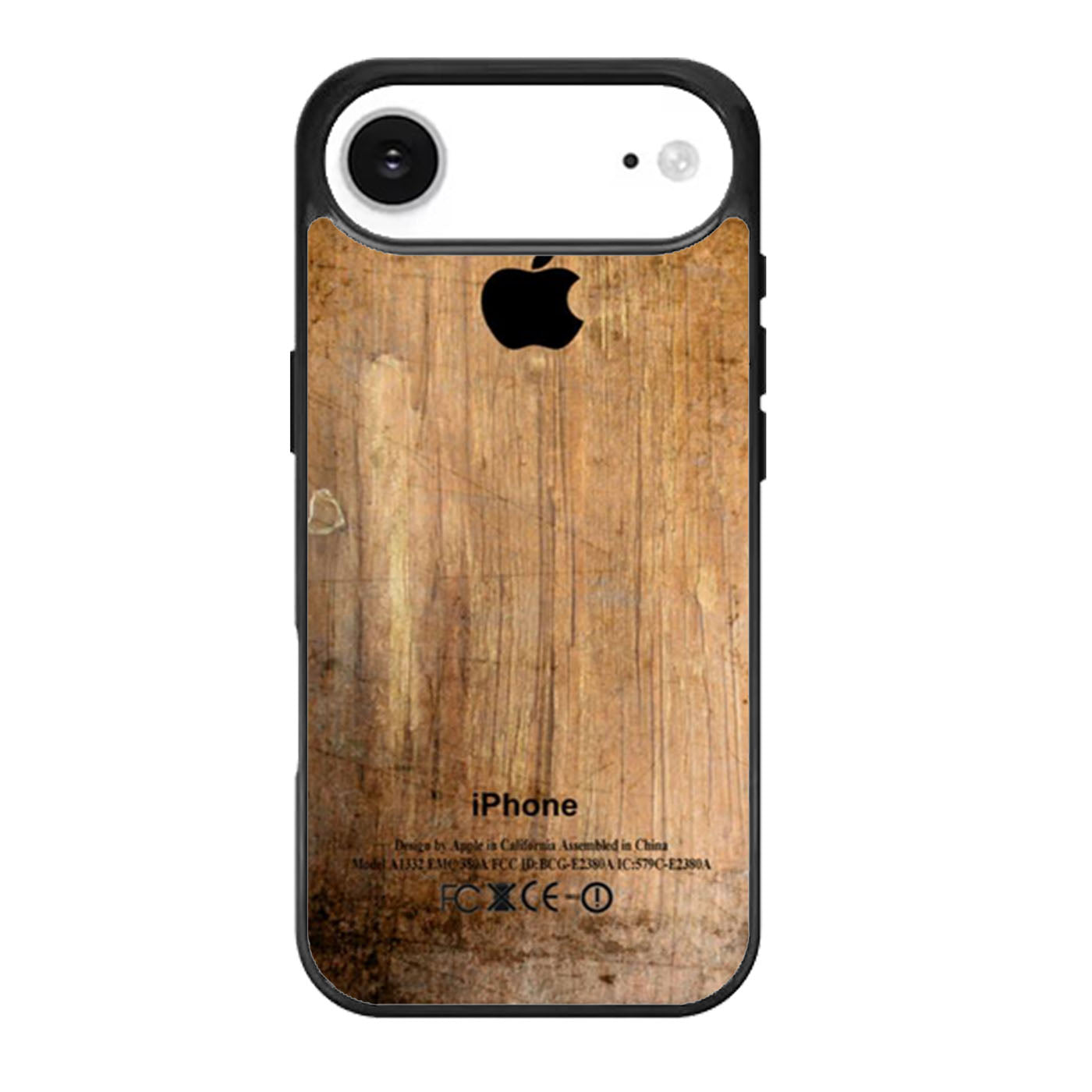 Grunge Wood Print iPhone Air Case