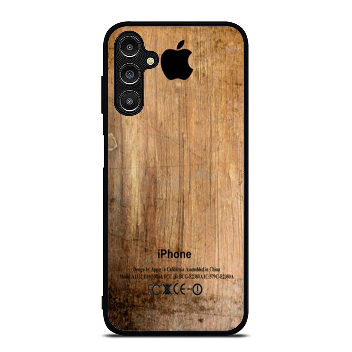 Grunge Wood Print Samsung A16 Case