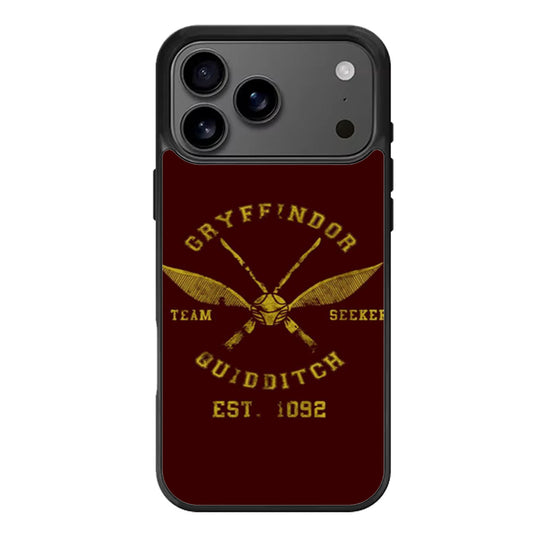 Gryffindor Team Seeker Quidditch iPhone 17 Pro Max Case