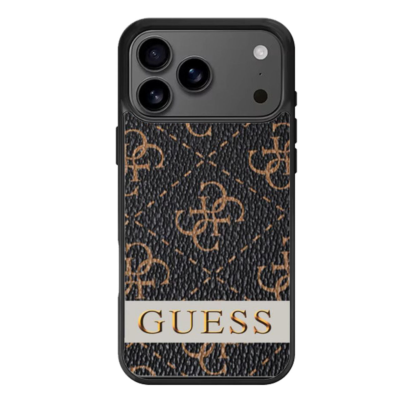 Guess Pattern Logo iPhone 17 Pro Max Case