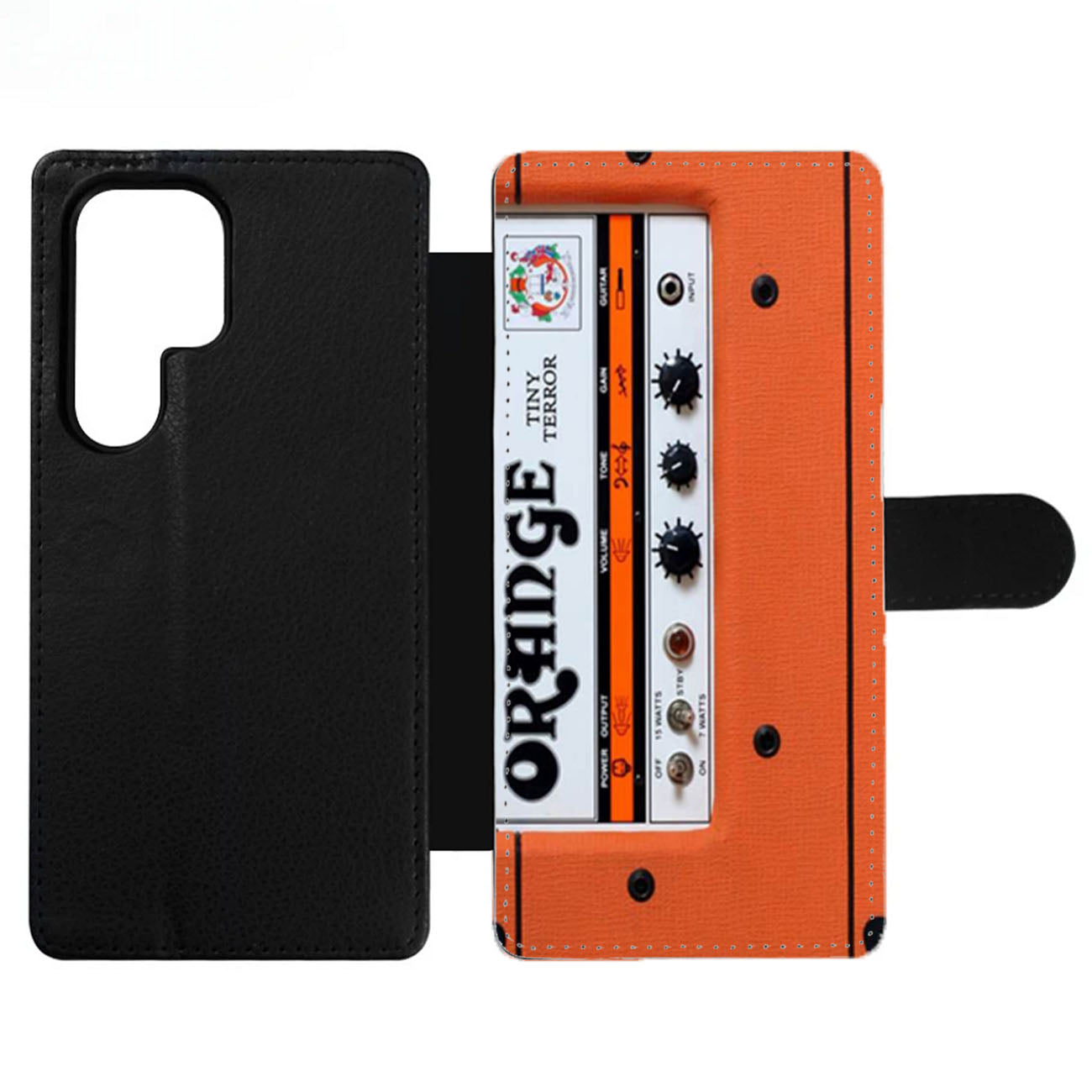 Guitar Orange Tiny Terror Wallet Samsung Case