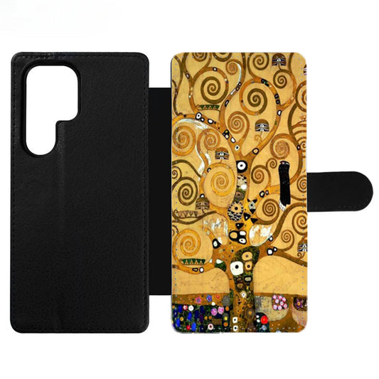 Gustav Klimt Tree of Life Wallet Samsung Case