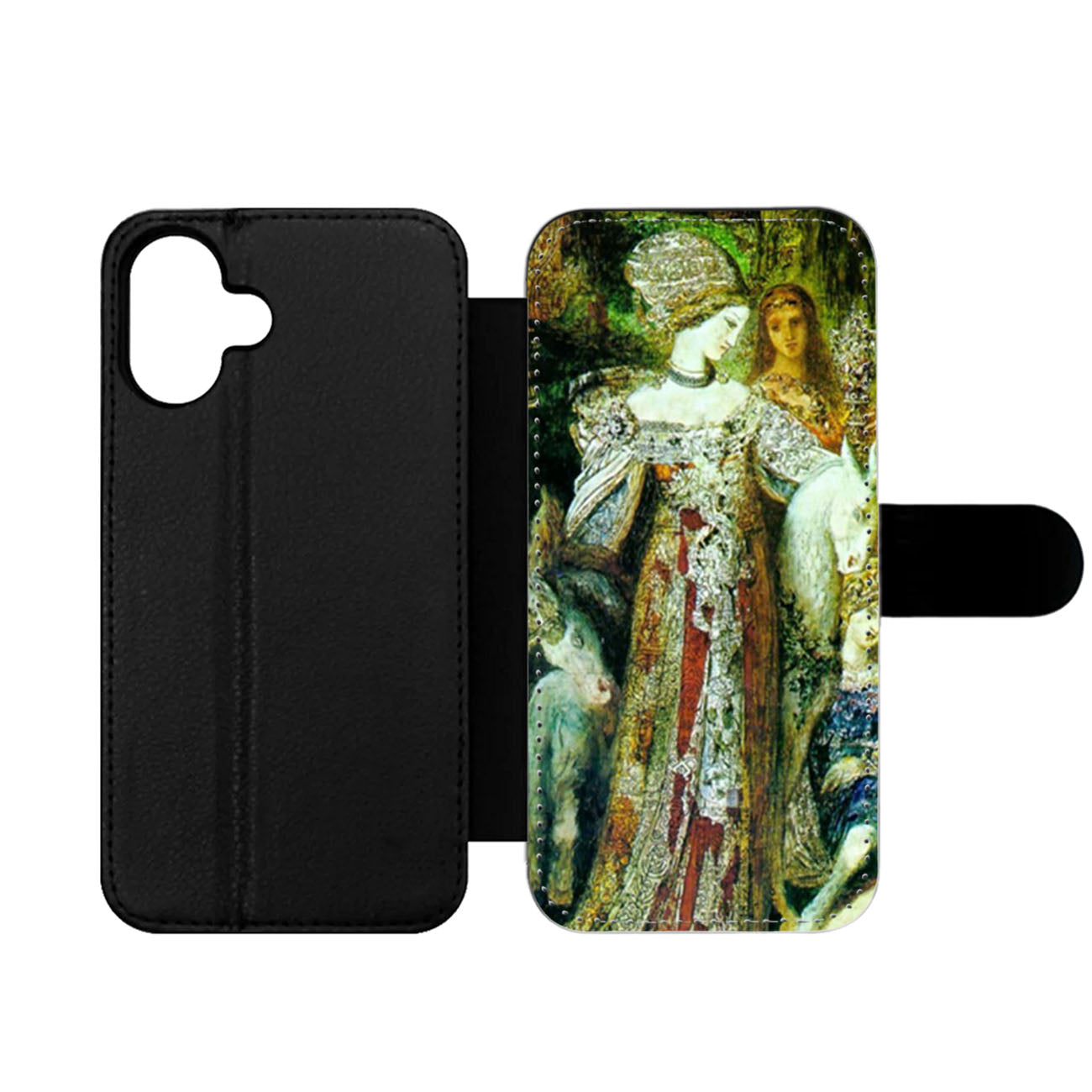 Gustave Moreau Unicorn Wallet iPhone Case