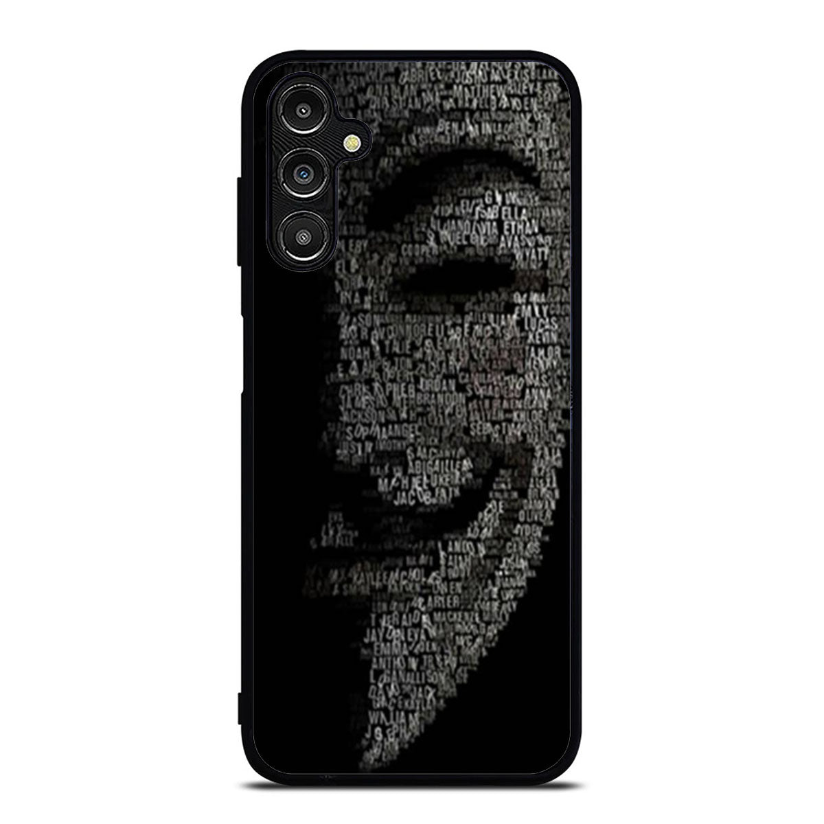 Guy Fawkes Mask Wording Art Samsung A16 Case