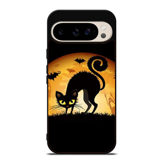HALLOWEEN BLACK CAT Google Pixel 9 Pro Case
