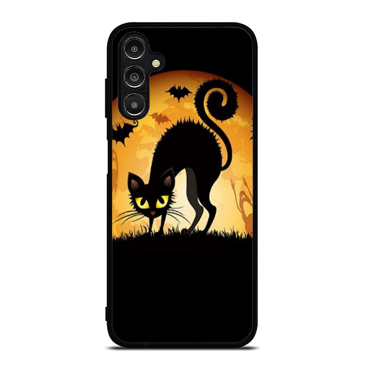 HALLOWEEN BLACK CAT Samsung A16 Case