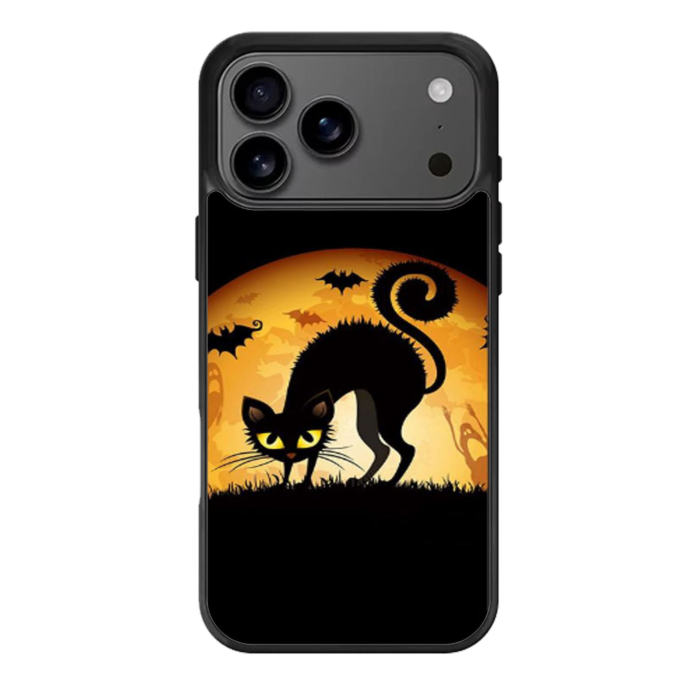 HALLOWEEN BLACK CAT iPhone 17 Pro Max Case