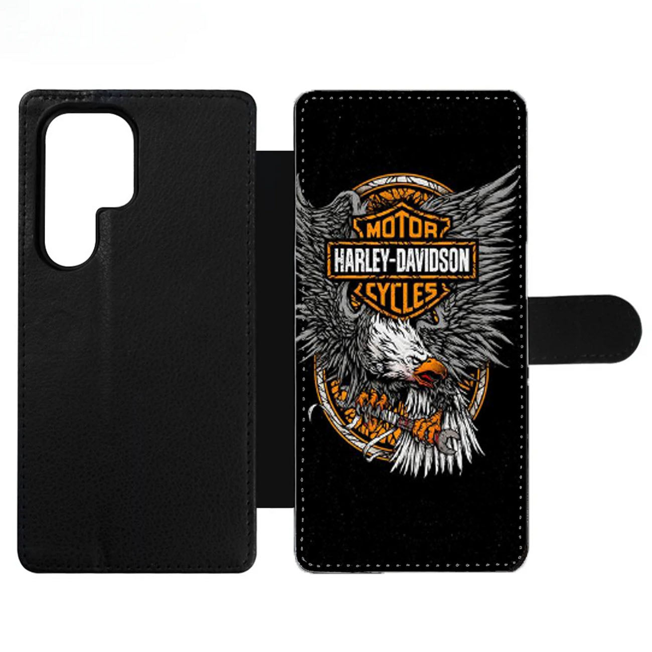 HARLEY DAVIDSON EAGLE LOGO Wallet Samsung Case