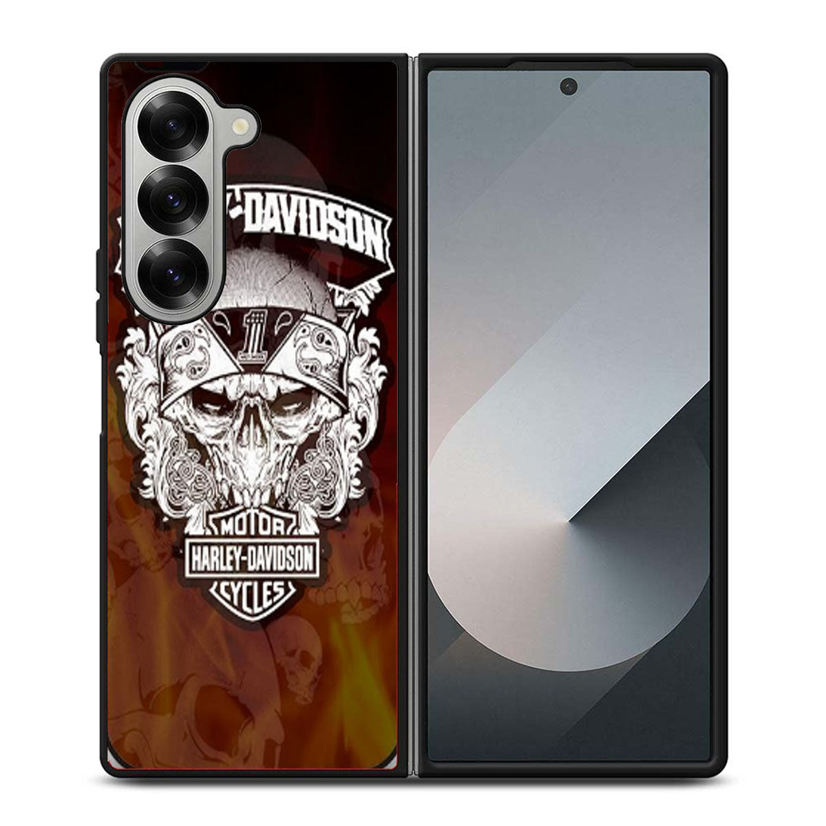 HARLEY DAVIDSON FLAME LOGO Samsung Z Fold 6 Case
