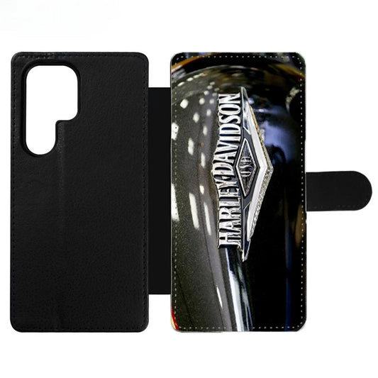 HARLEY DAVIDSON LOGO USA Wallet Samsung Case