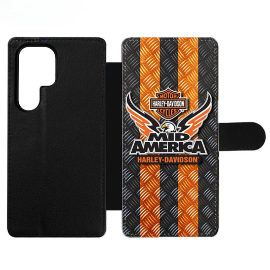 HARLEY DAVIDSON MID AMERICA Wallet Samsung Case