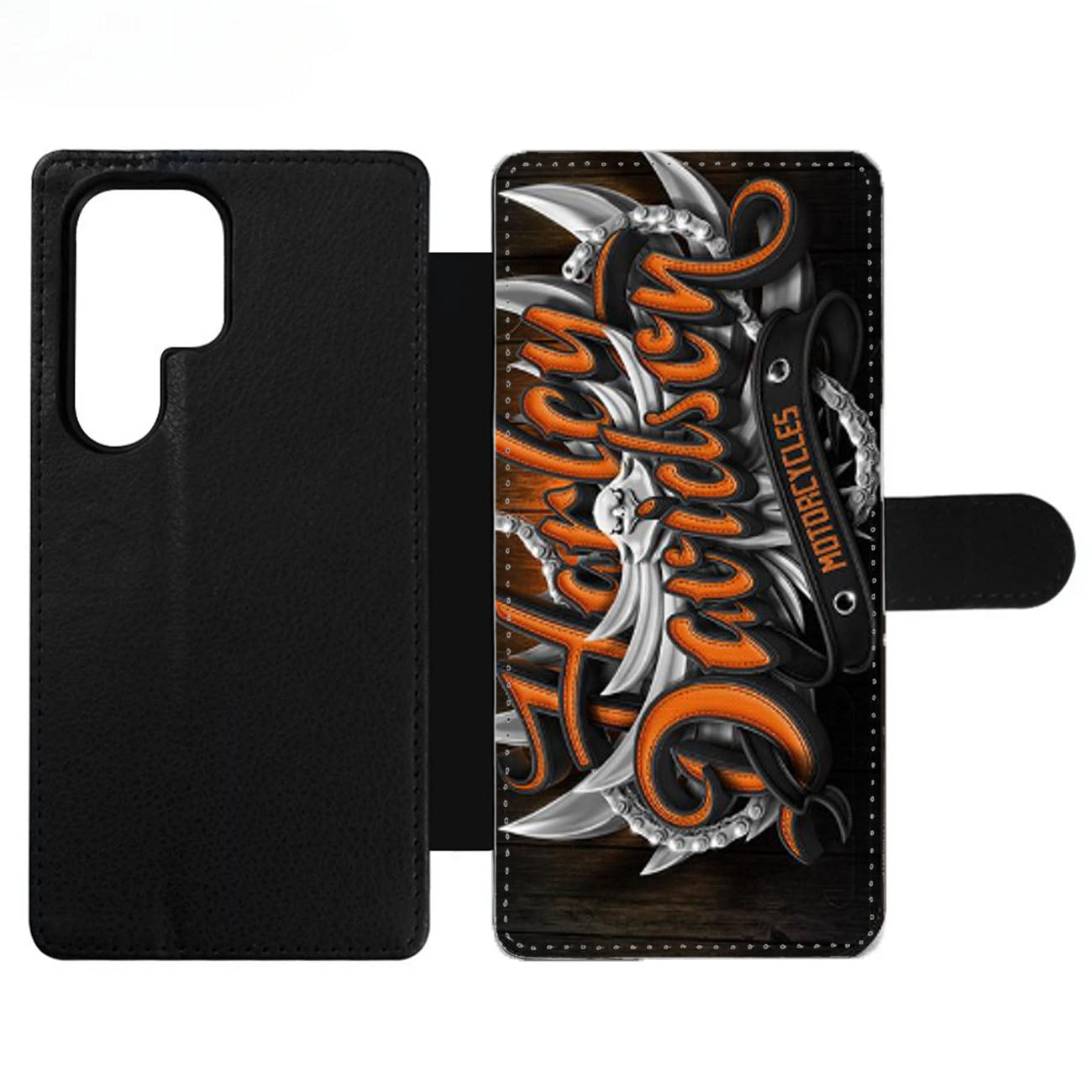 HARLEY DAVIDSON MOTORCYCLES LOGO Wallet Samsung Case