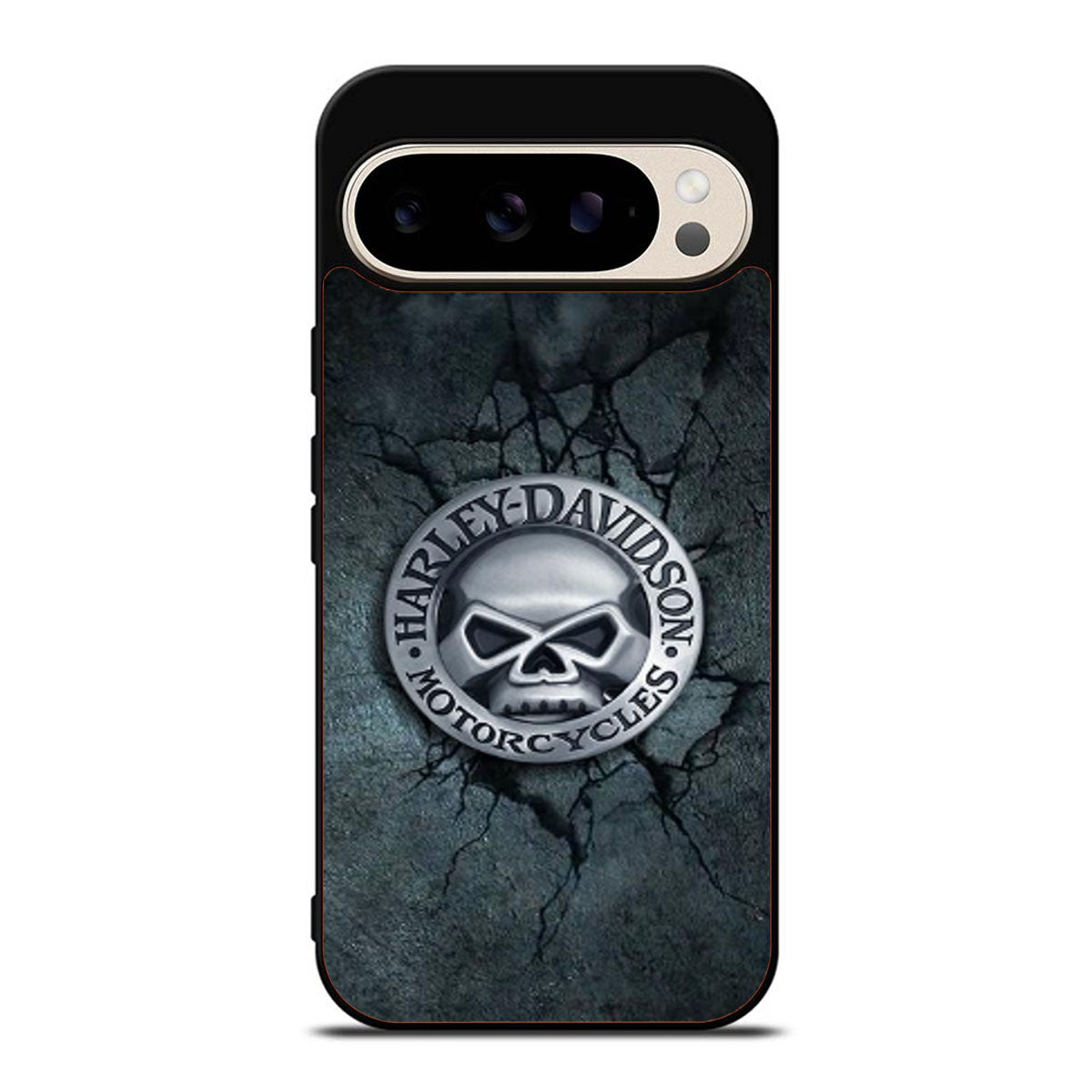 HARLEY DAVIDSON MOTORCYCLE SKULL Google Pixel 9 Pro Case