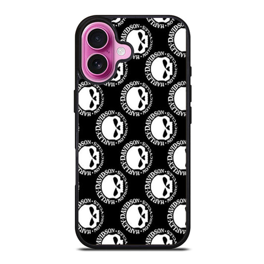 HARLEY DAVIDSON SKULL COLLAGE iPhone Case Cover