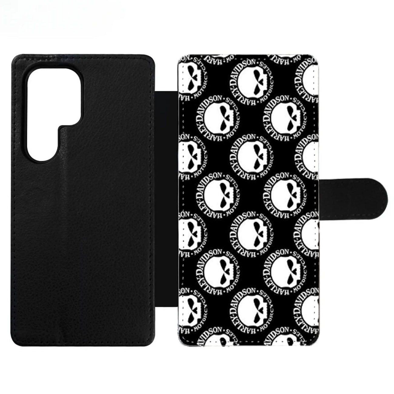 HARLEY DAVIDSON SKULL COLLAGE Wallet Samsung Case