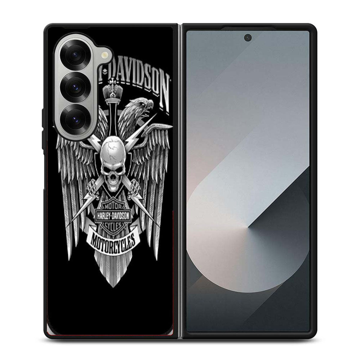 HARLEY DAVIDSON SKULL EAGLE Samsung Z Fold 6 Case
