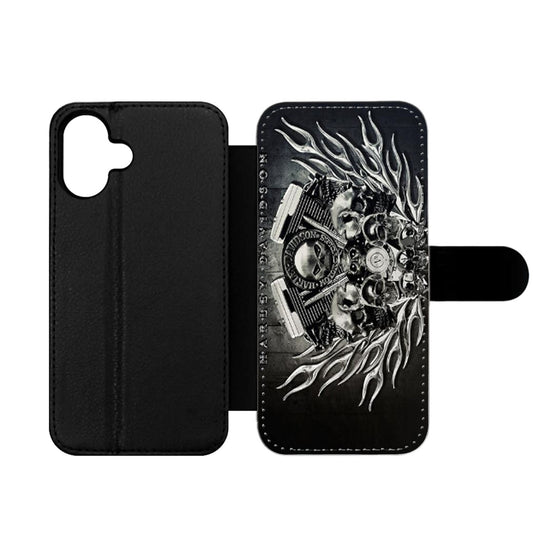 HARLEY DAVIDSON SKULL ENGINE Wallet iPhone Case