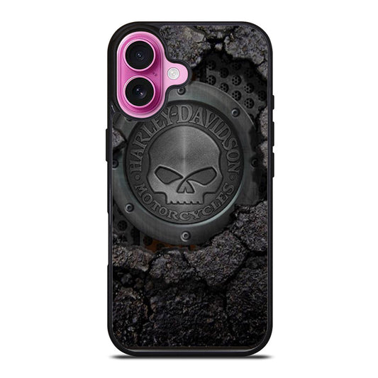 HARLEY DAVIDSON SKULL LOGO iPhone Case Cover