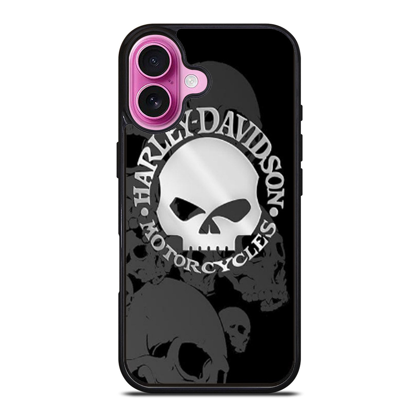 HARLEY DAVIDSON SKULL LOGO TWO iPhone Case Cover