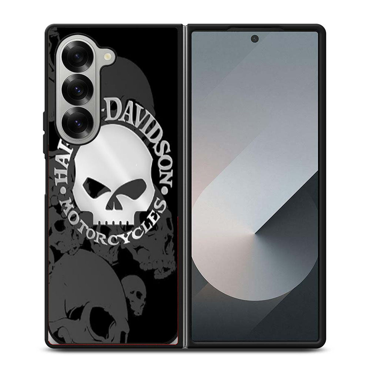 HARLEY DAVIDSON SKULL LOGO TWO Samsung Z Fold 6 Case