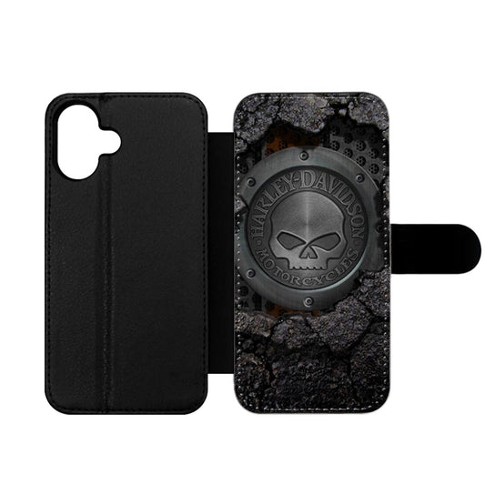 HARLEY DAVIDSON SKULL LOGO Wallet iPhone Case