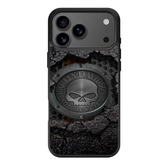 HARLEY DAVIDSON SKULL LOGO iPhone 17 Pro Max Case
