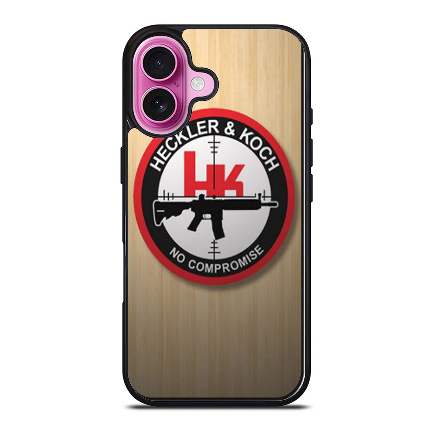 HECKLER AND KOCH WOODEN LOGO iPhone Case Cover