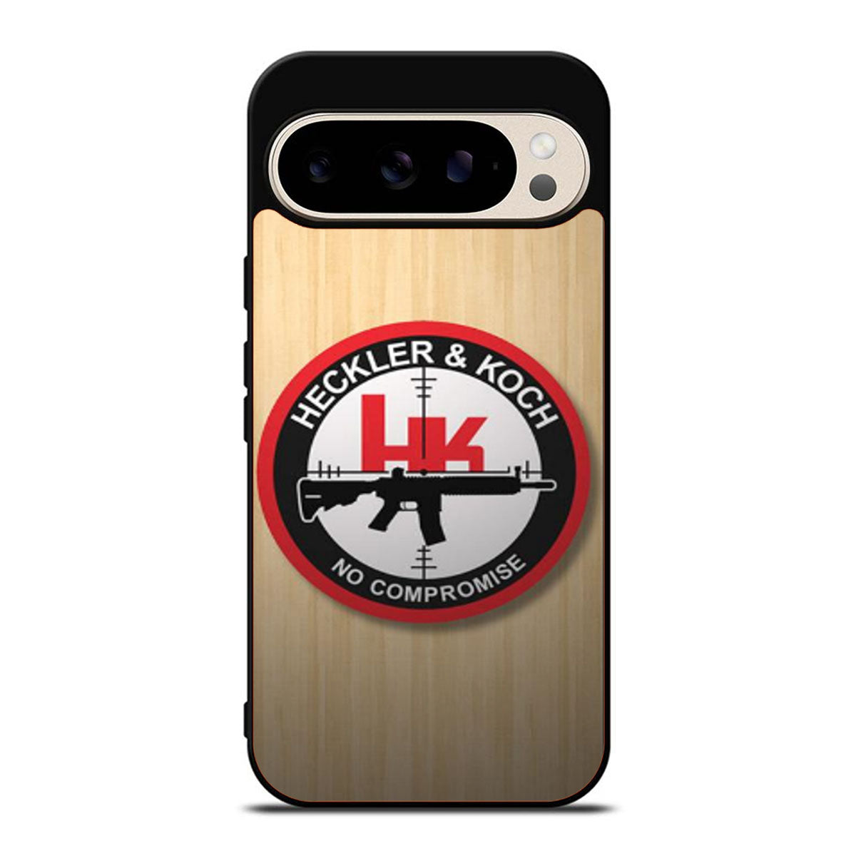 HECKLER AND KOCH WOODEN LOGO Google Pixel 9 Pro Case