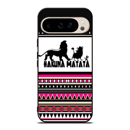 Hakuna Matata Aztec Pattern Google Pixel 9 Pro Case