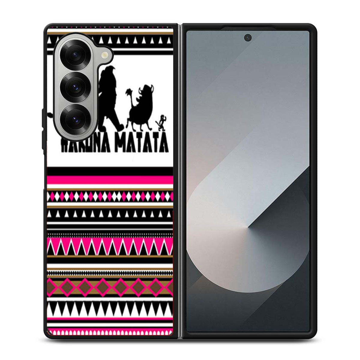 Hakuna Matata Aztec Pattern Samsung Z Fold 6 Case