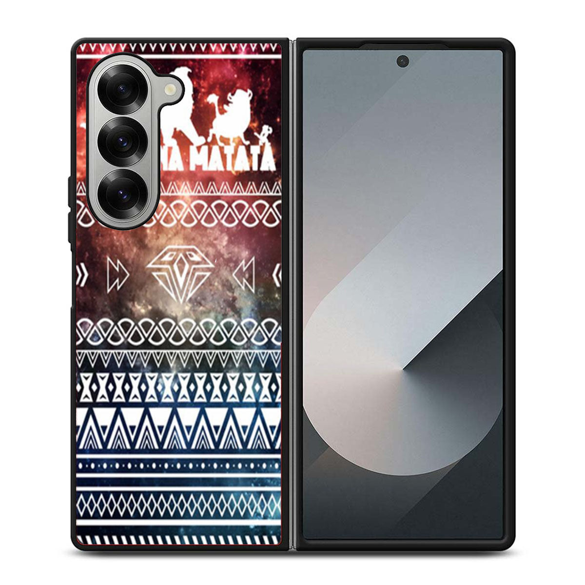 Hakuna Matata Aztec Space Samsung Z Fold 6 Case