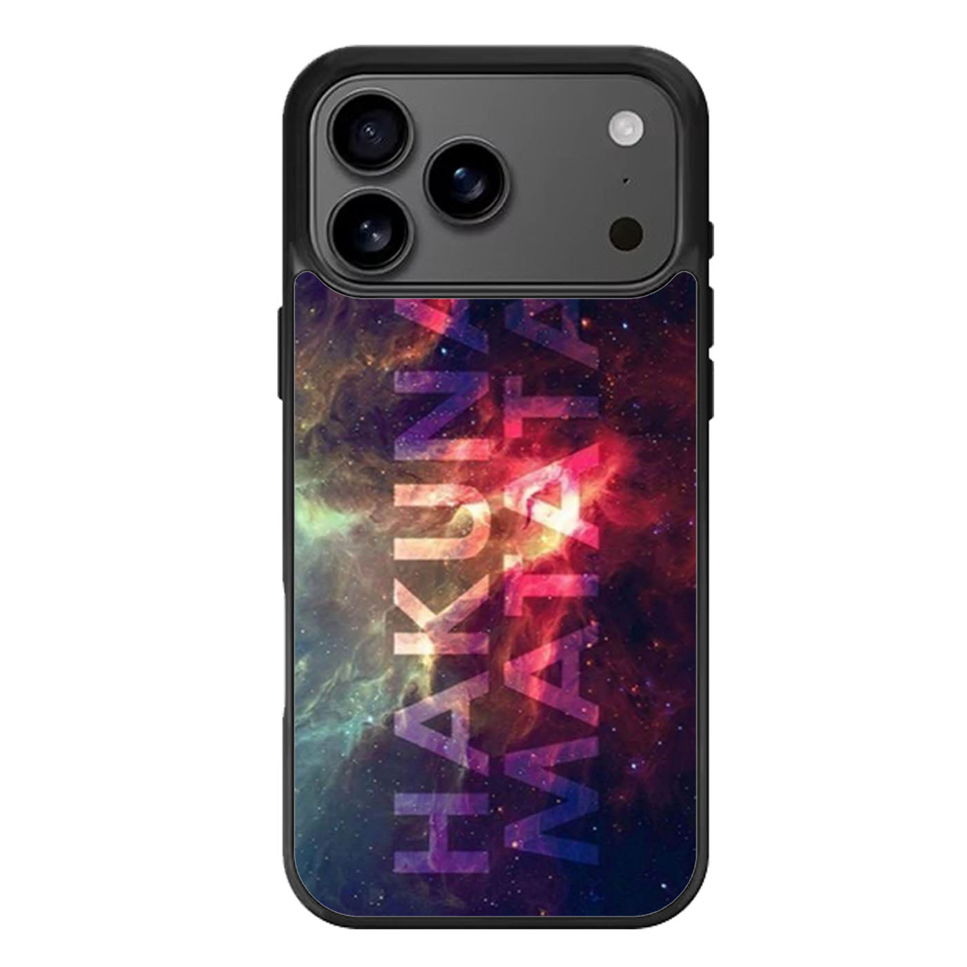 Hakuna Matata Galaxy Nebula iPhone 17 Pro Max Case