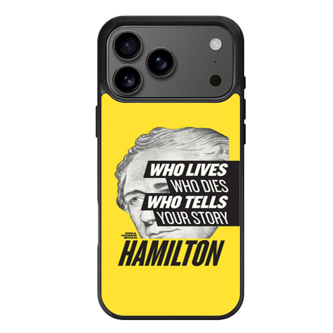 Hamilton Musical Poster iPhone 17 Pro Max Case