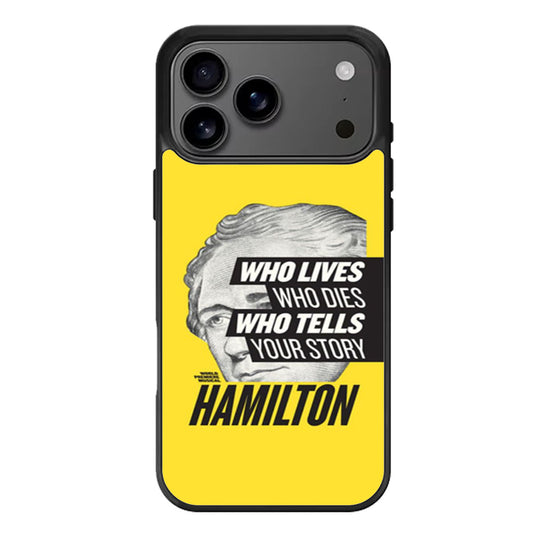 Hamilton Musical Poster iPhone 17 Pro Max Case