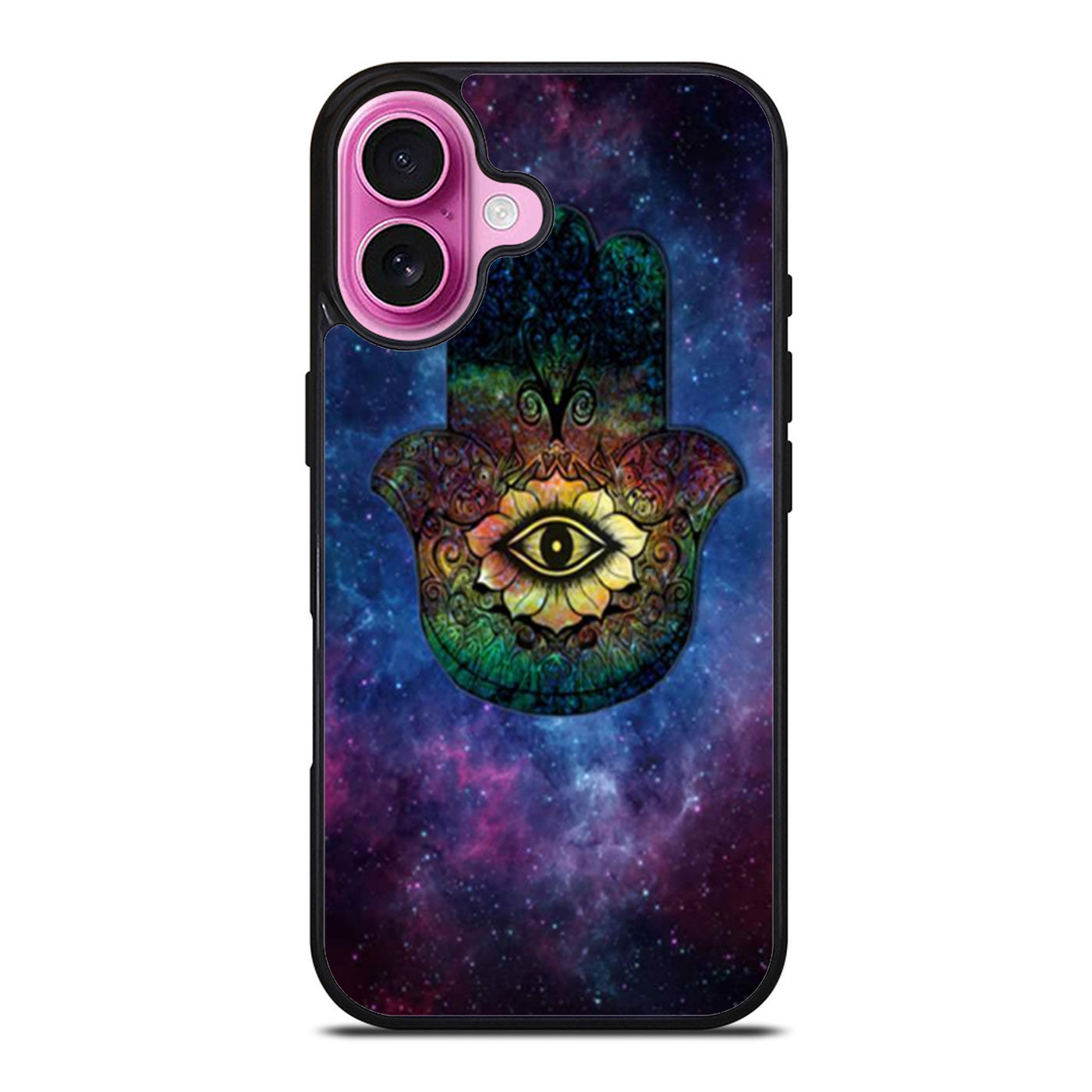 Hamsa Evil Eye Nebula iPhone Case Cover