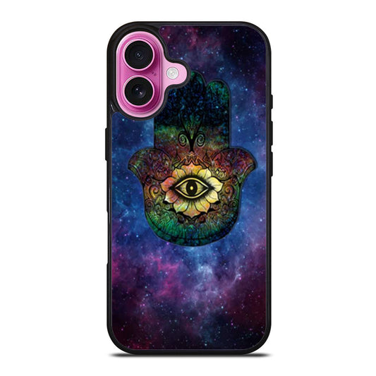 Hamsa Evil Eye Nebula iPhone Case Cover