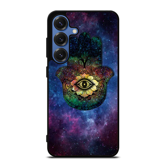 Hamsa Evil Eye Nebula Samsung S25 Ultra Case