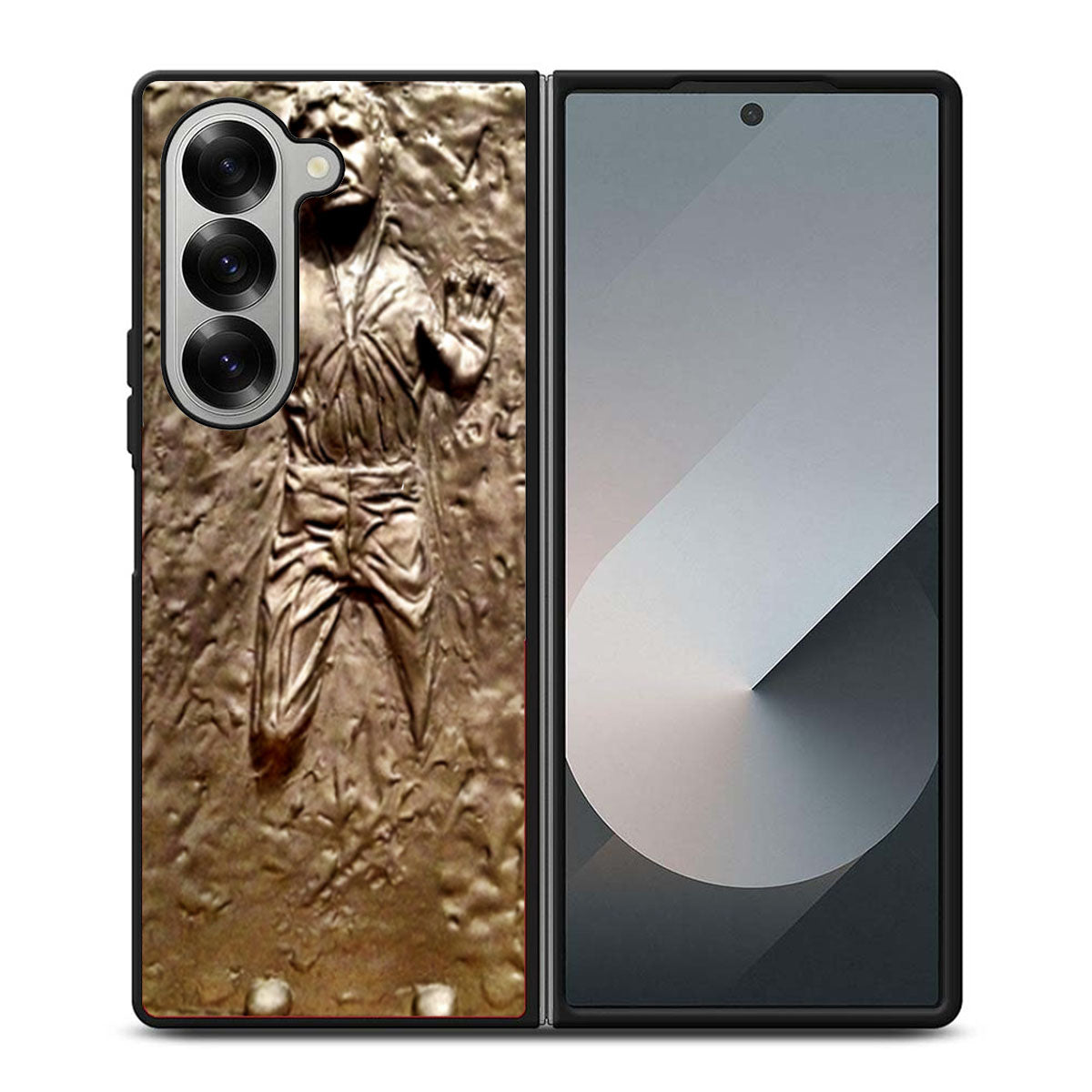Han Solo Frozen Star Wars Samsung Z Fold 6 Case