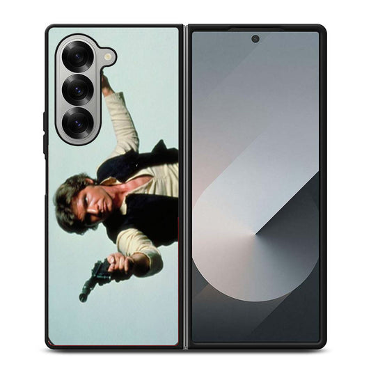 Han Solo Poster Samsung Z Fold 6 Case