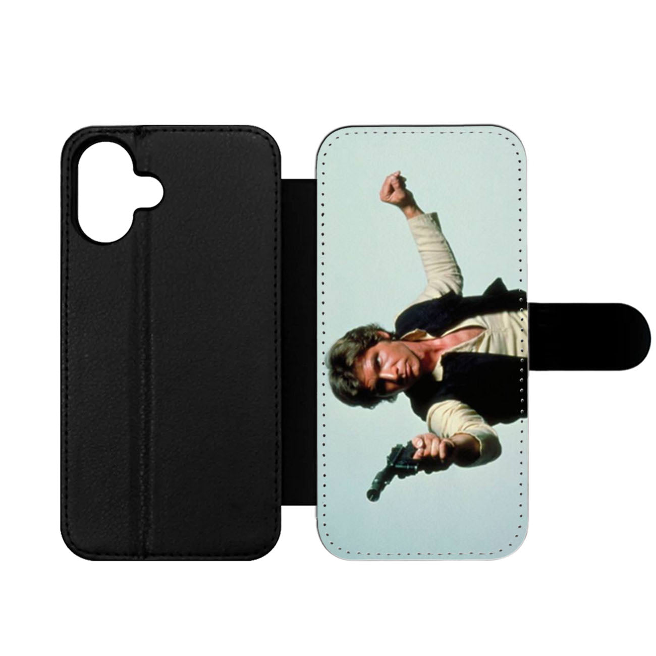Han Solo Poster Wallet iPhone Case