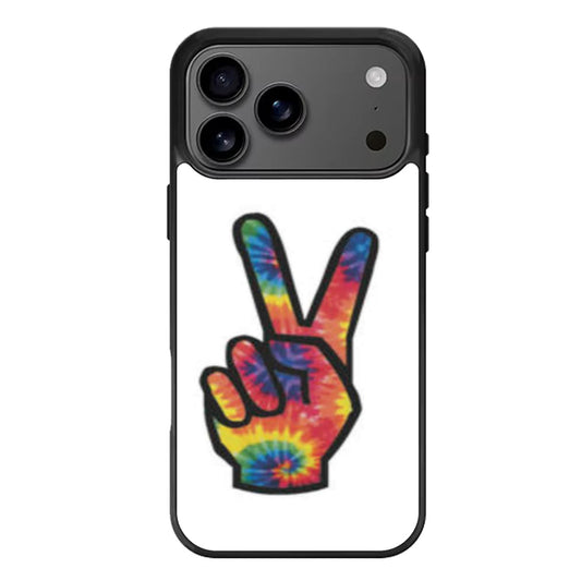 Hand Peace Sign iPhone 17 Pro Max Case