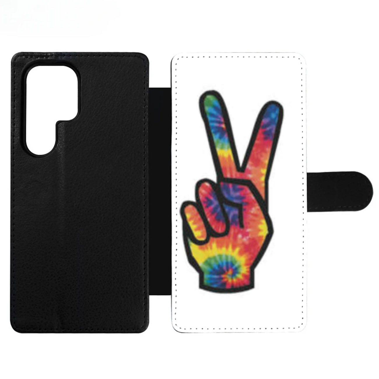 Hand Peace Sign Wallet Samsung Case