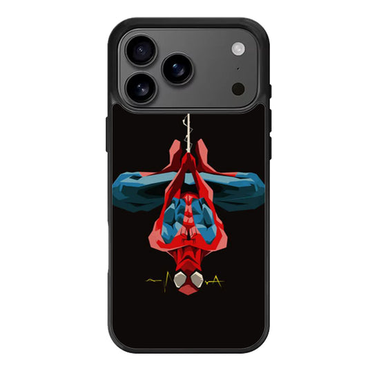 Hanging Spider Man iPhone 17 Pro Max Case