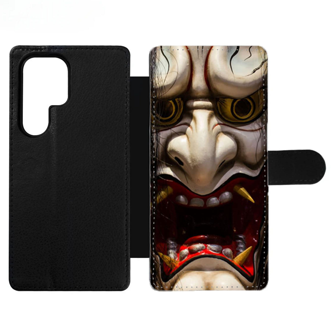 Hannya Demon Mask Wallet Samsung Case